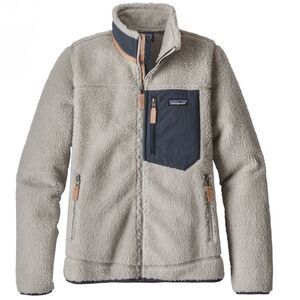 PATAGONIA Classic Retro-X Jacket Tailored Grey Smolder Blue Women’s Size Large